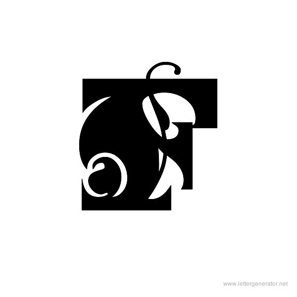 Fantastic MF Font Alphabet F