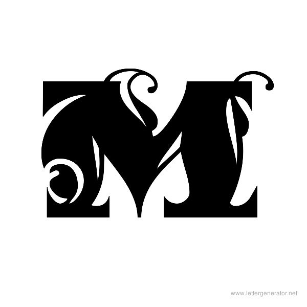 Fantastic MF Font Alphabet M