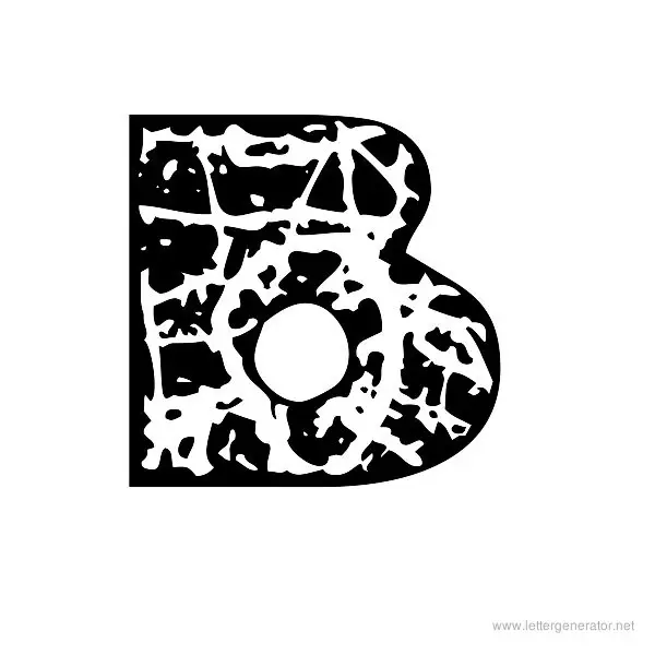 Pollock MF Font Alphabet B