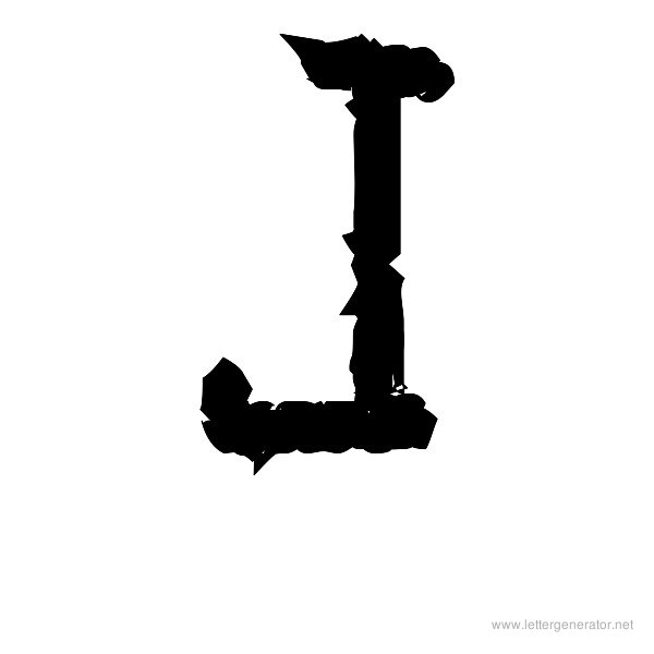 tYpEwRiTeR's ReVeNgE! Font Alphabet L