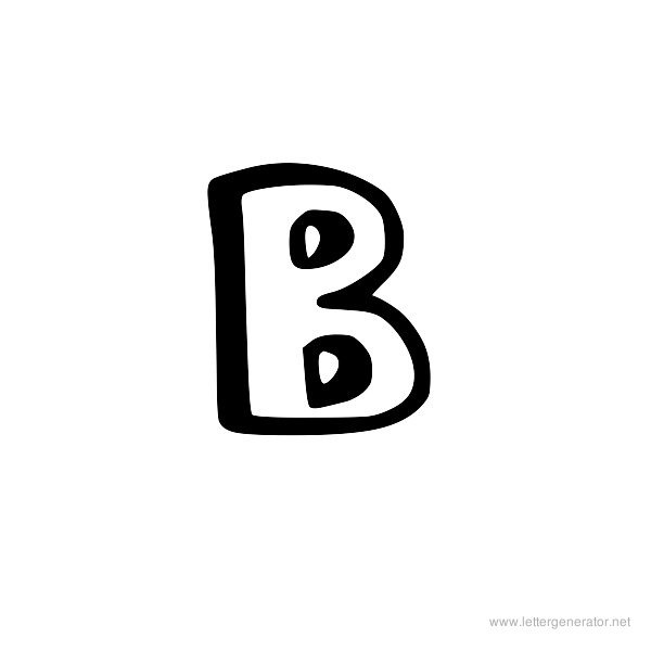 Block Alphabet Gallery - Free Printable Alphabets | LETTER GENERATOR NET