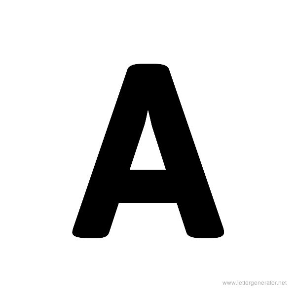 Printable Bold Alphabet Letters