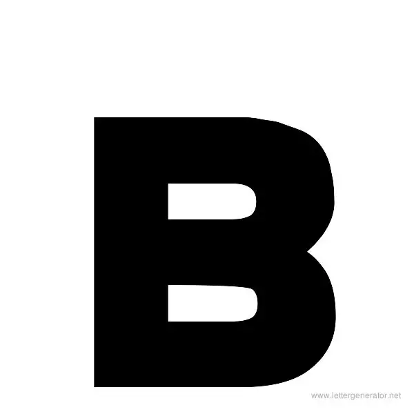 Newtown Font Alphabet B