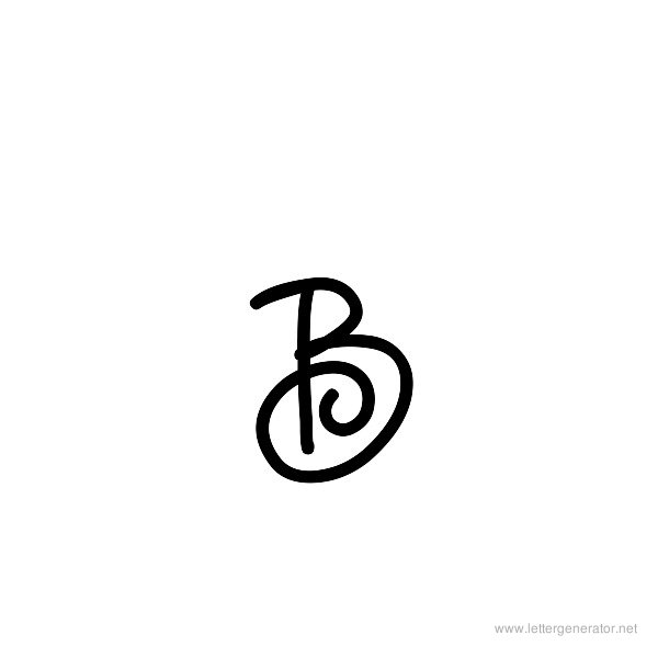 B cool. B font.