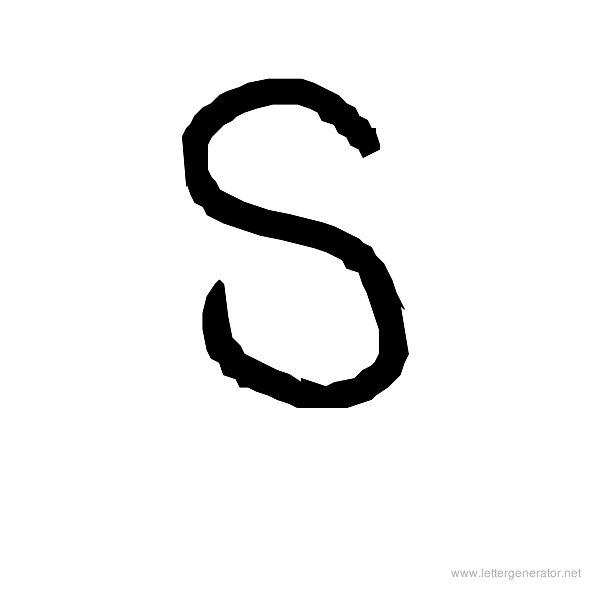 The COOL Font Alphabet S