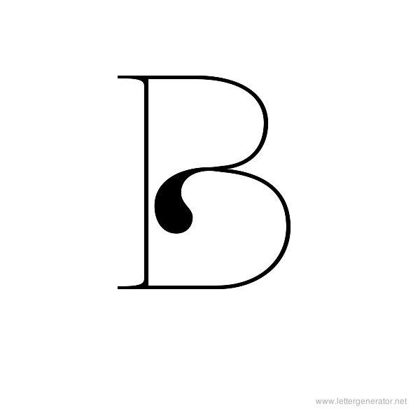 ZnikomitNo24 Font Alphabet B