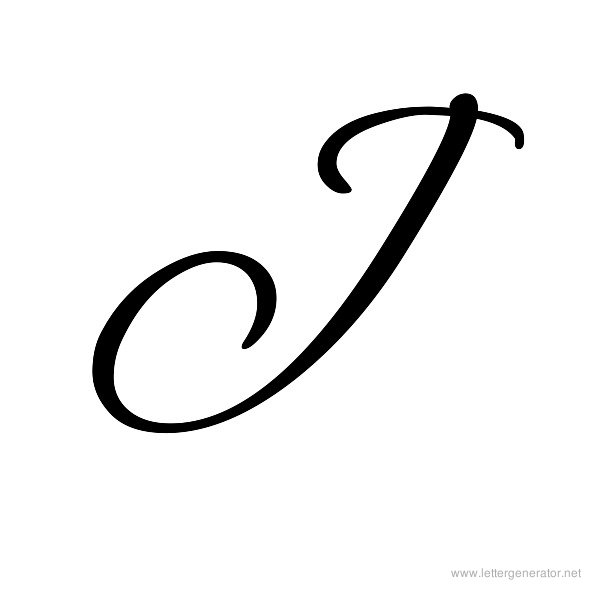 Cursive Alphabet Gallery - Free Printable Alphabets | LETTER GENERATOR NET