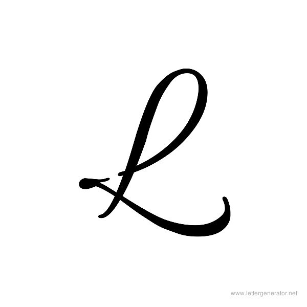 Cursive Alphabet Gallery - Free Printable Alphabets | LETTER GENERATOR NET