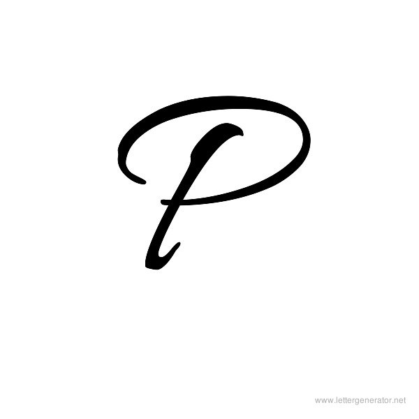Cursive Alphabet Gallery - Free Printable Alphabets | LETTER GENERATOR NET