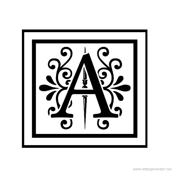 decorative letter font