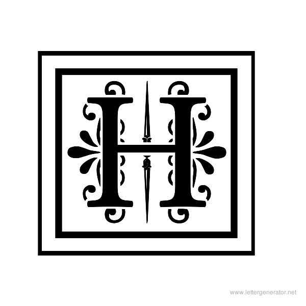 Featured image of post Fancy Printable Letters H : We have a variety of letter h worksheets as part of our collection of.