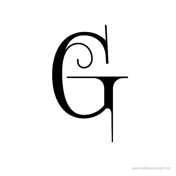 FoglihtenNo04 Font Alphabet G