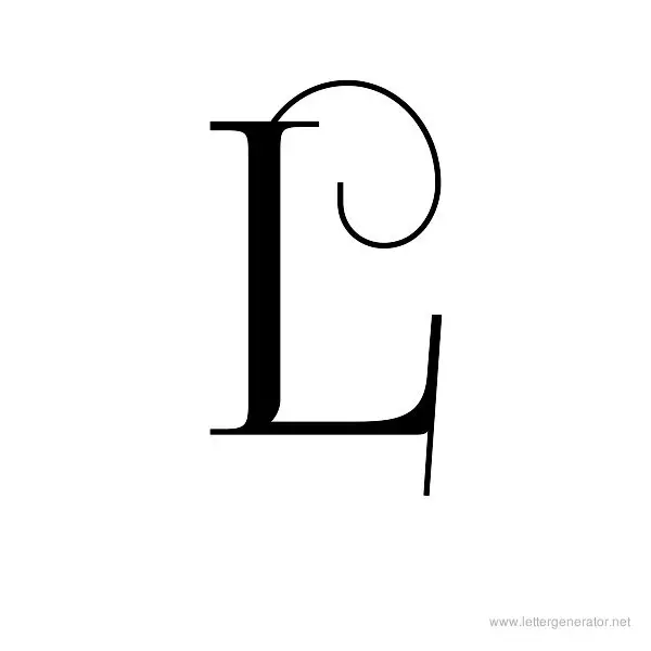 FoglihtenNo04 Font Alphabet L