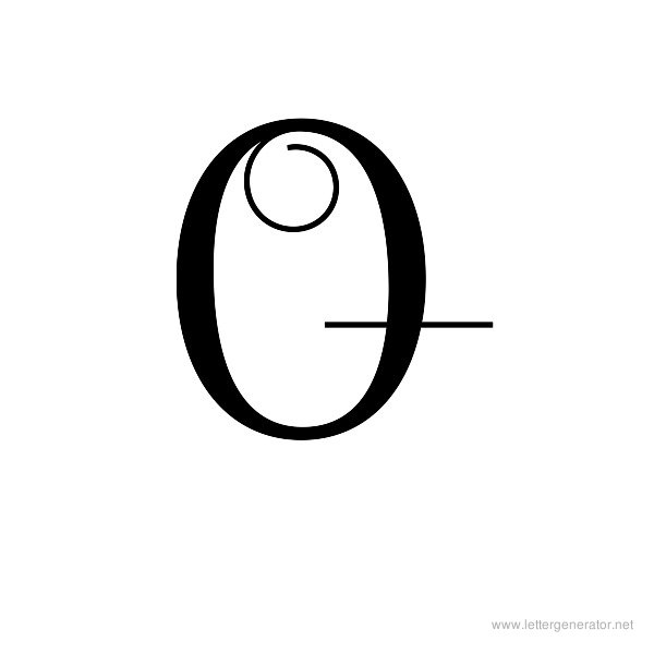 FoglihtenNo04 Font Alphabet O