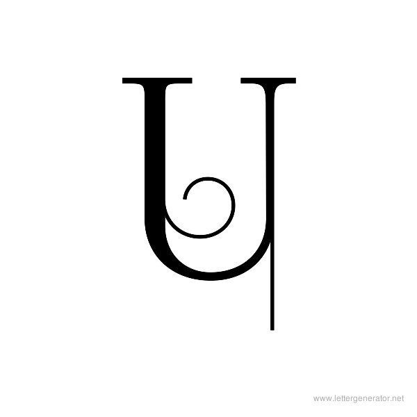 FoglihtenNo04 Font Alphabet U