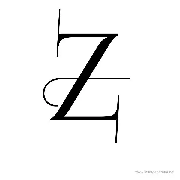 FoglihtenNo04 Font Alphabet Z