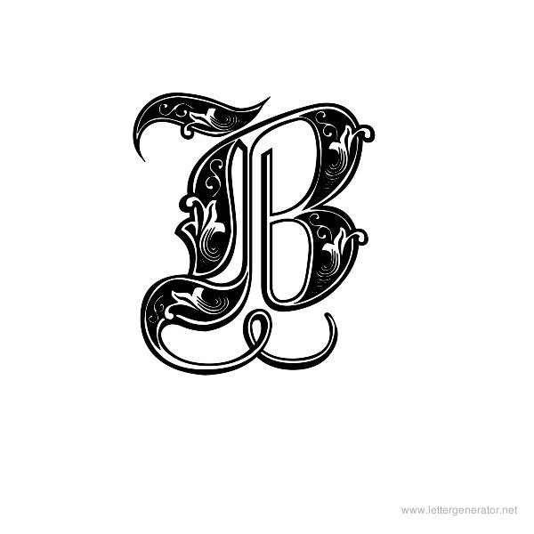 Aldus Royal Font Alphabet B