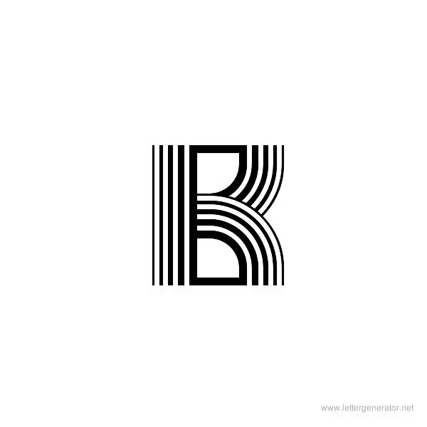 Veselka 4F Font Alphabet B
