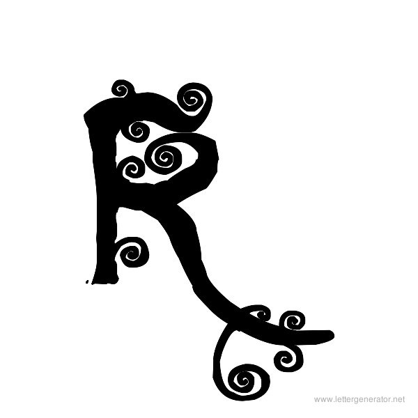 Girly Alphabet Gallery - Free Printable Alphabets | LETTER GENERATOR NET