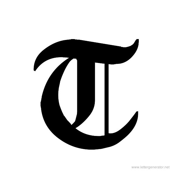 Gothic Letters A To Z Letter Gothic Letters A To Z Letter