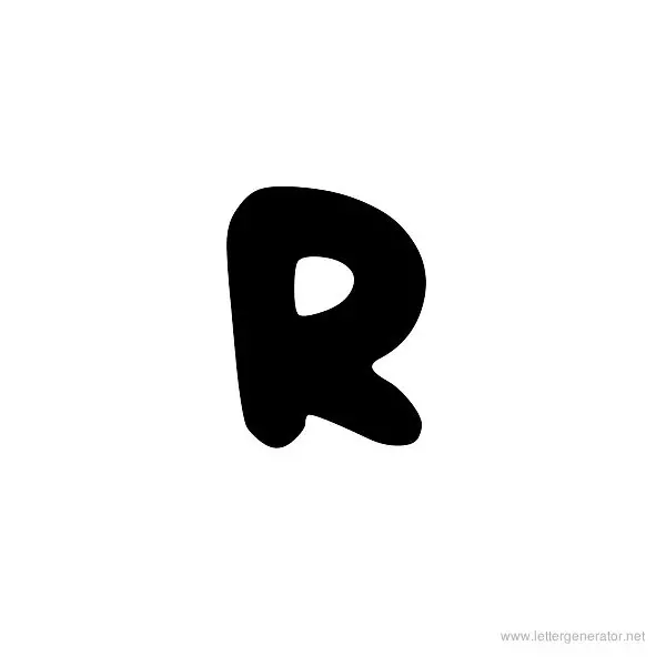 CinnamonsFont Font Alphabet R