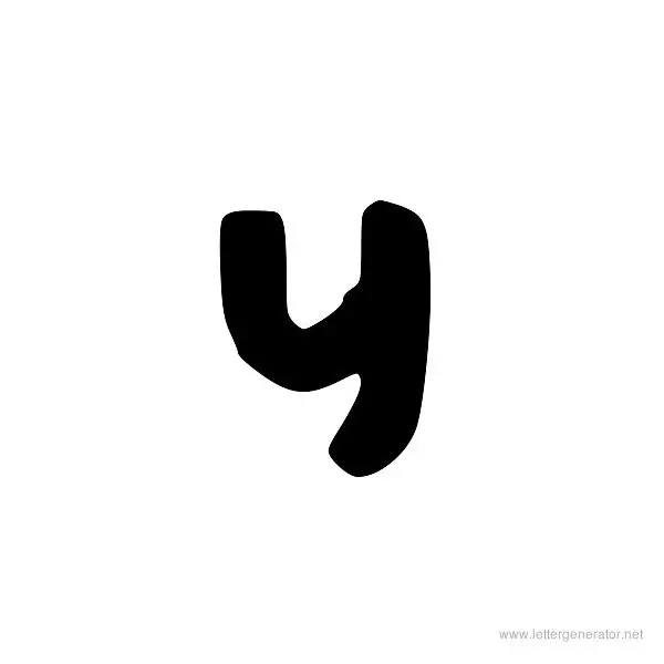 CinnamonsFont Font Alphabet Y