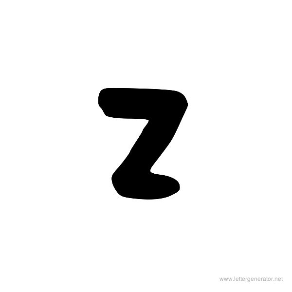 CinnamonsFont Font Alphabet Z