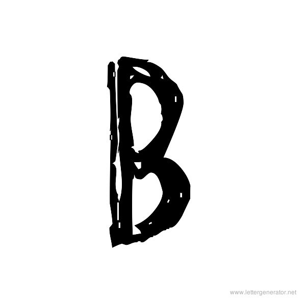 Jump Start Font Alphabet B