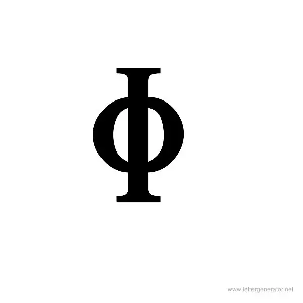 Ancient Geek Font Alphabet I
