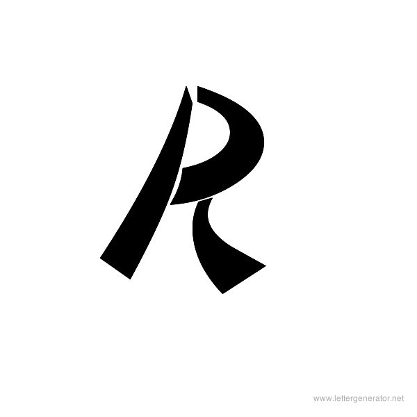 DomoAregato Font Alphabet R