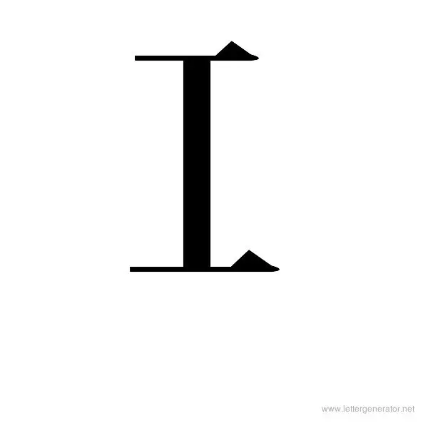 KANEIWA Font Alphabet I