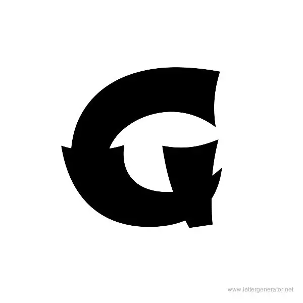 Shojumary Font Alphabet G