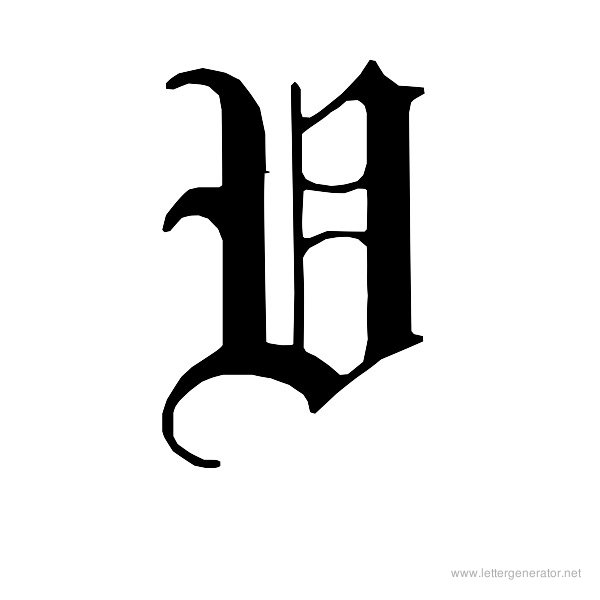 Printable Letter Englishgothic V ?v=2