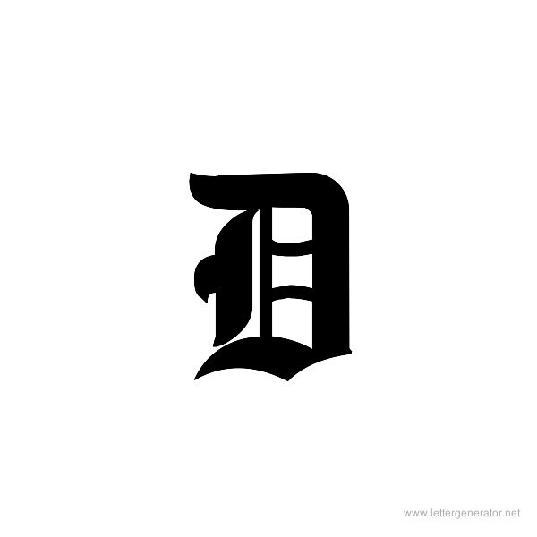 Old english font generator