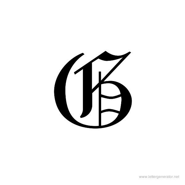 Old English Alphabet Gallery Free Printable Alphabets LETTER