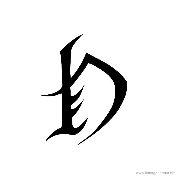 tribal letter h tattoo designs