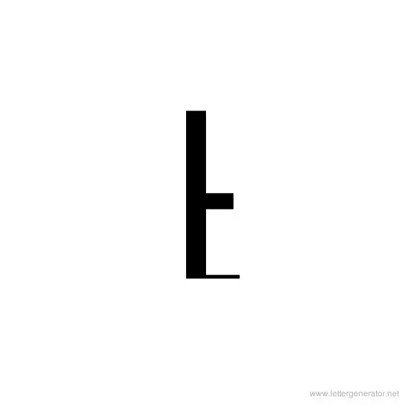 StageDive Font Alphabet F