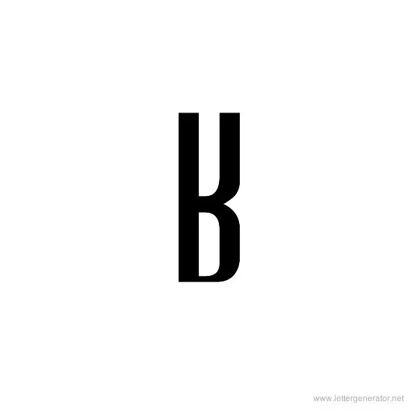 StageDive Font Alphabet R