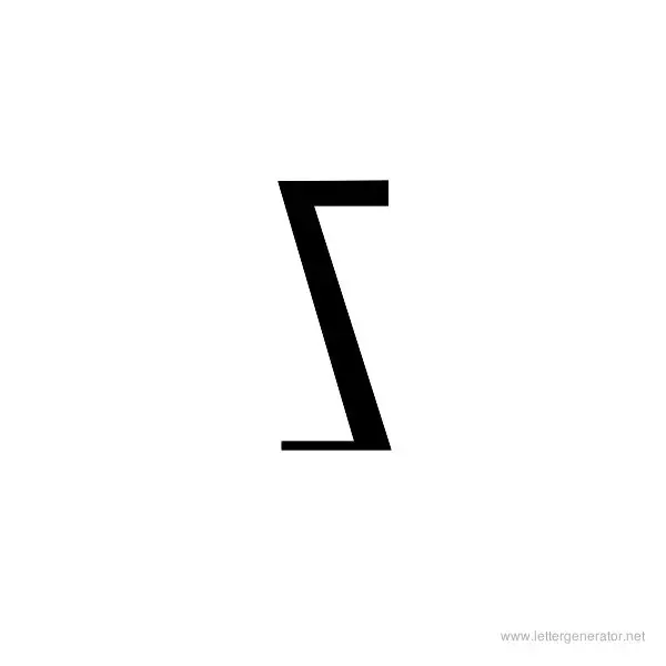 StageDive Font Alphabet Z