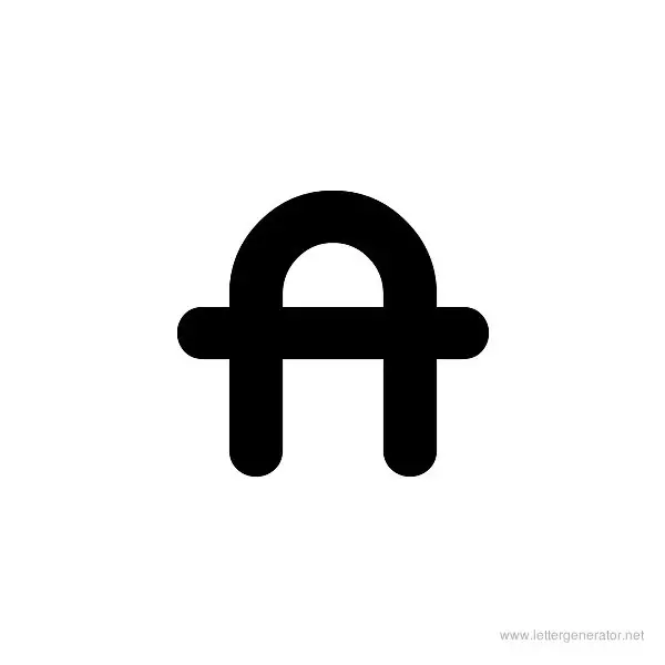 A.Lewis Font Alphabet A
