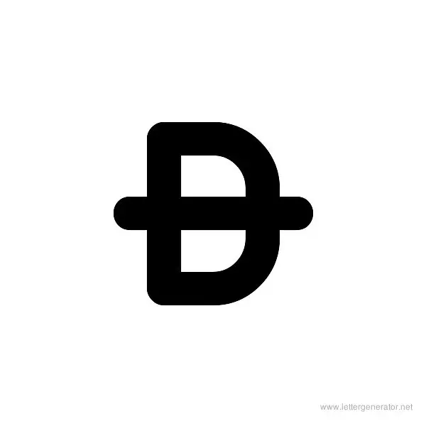 A.Lewis Font Alphabet D