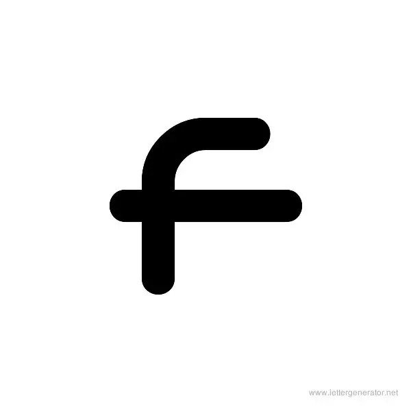 A.Lewis Font Alphabet F