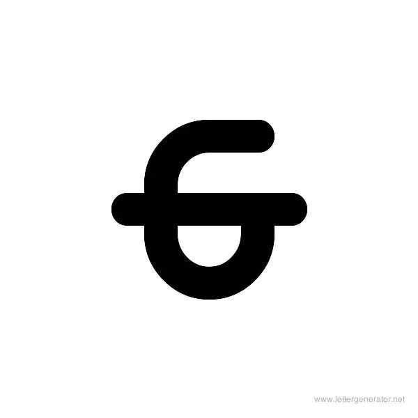 A.Lewis Font Alphabet G