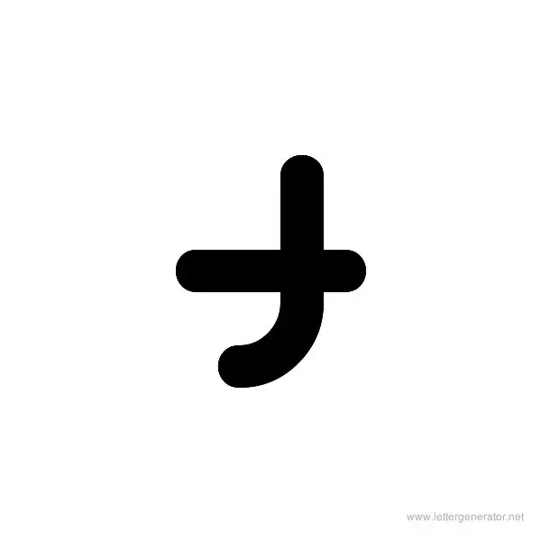 A.Lewis Font Alphabet J