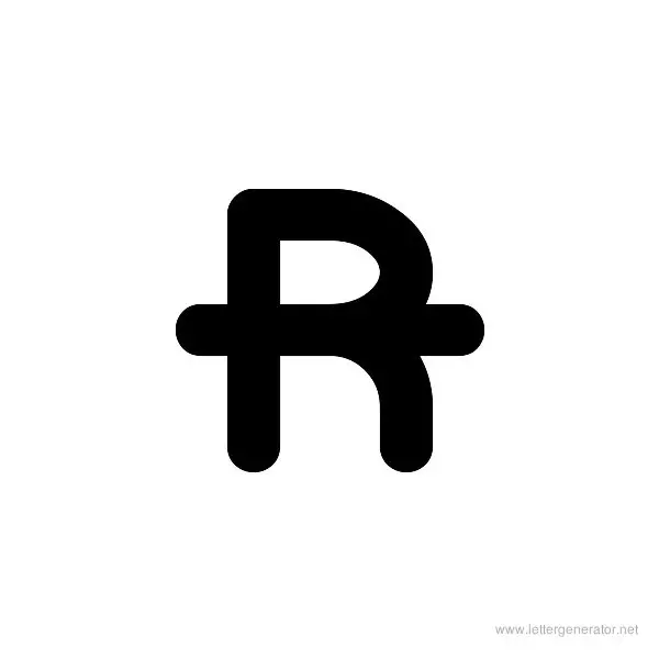 A.Lewis Font Alphabet R
