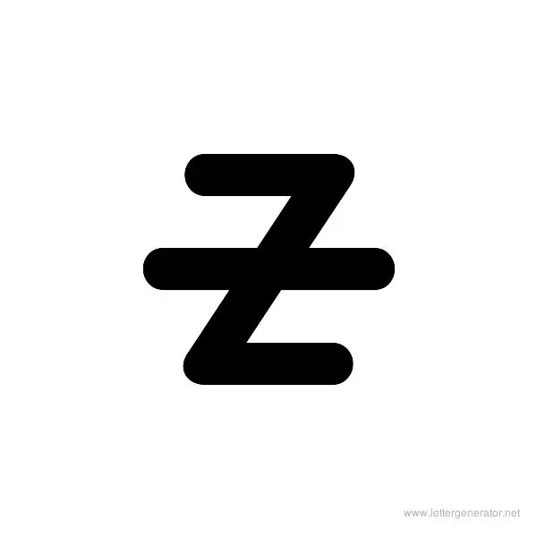 A.Lewis Font Alphabet Z