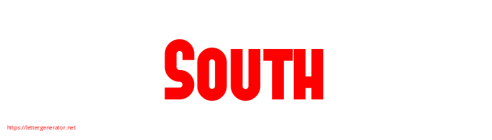 South