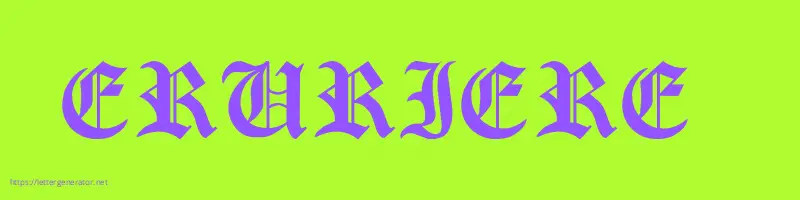ERURIERE
