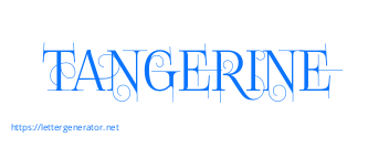 TANGERINE 