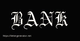 BANK